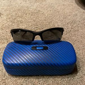 Oakley straight jacket sunglasses polarized